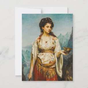 Cartão Postal Circe por Jean Jules Bardin (1875)
