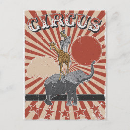 Cartão Postal Circo Personalizável