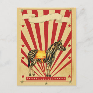 Cartão Postal Circo Personalizável