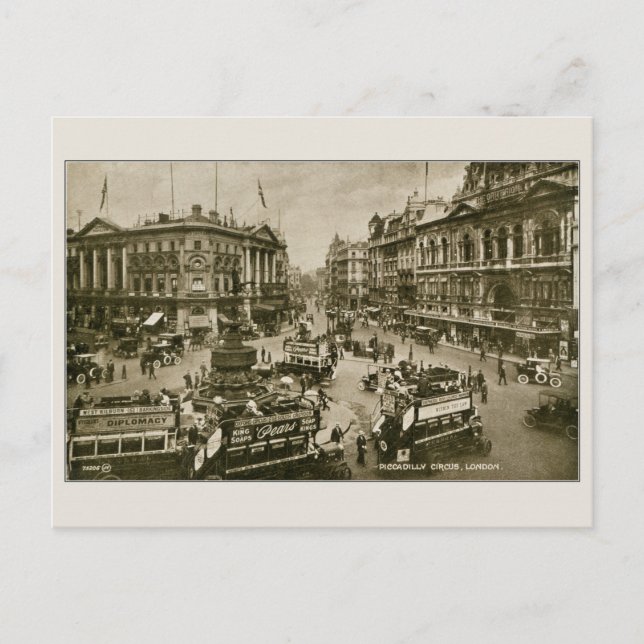 Cartão Postal Circo Piccadilly 1910 (Frente)
