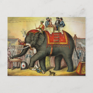 Cartão Postal Circo Vintage