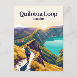 Cartão Postal Circuito de Quilotoa Equador