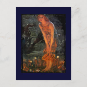 Cartão Postal Círculo de Fada da Eve de Verão