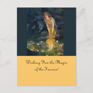 Cartão Postal Círculo de Fada da Eve de Verão