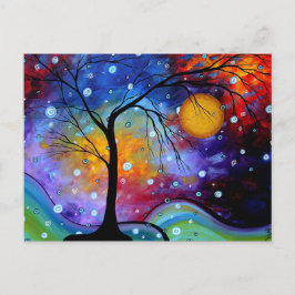 Cartão Postal Círculo de Inverno Sparkle da Pintura MADART