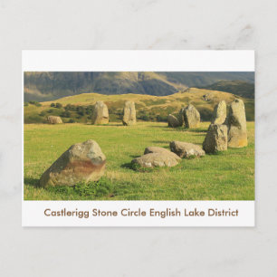 Cartão Postal Círculo de Pedra de Castlerigg