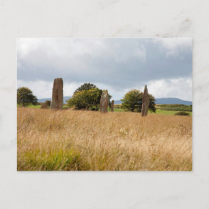 Cartão Postal Círculo de pedra na Ilha de Arran