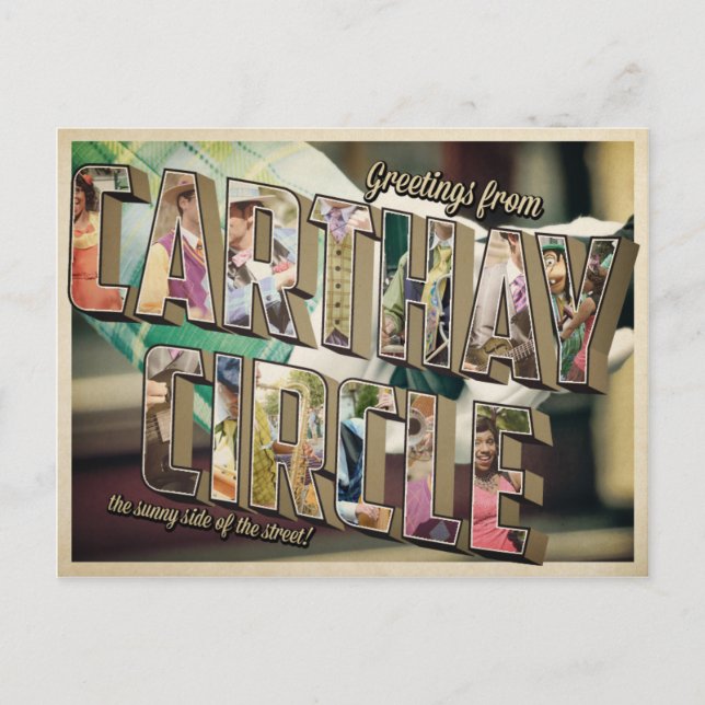 Cartão Postal círculo do cartolo. (Frente)