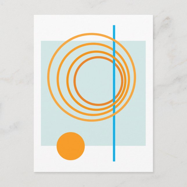 Cartão Postal Círculo Flutuante 5 (Frente)
