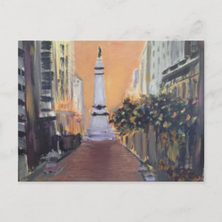 Cartão Postal Círculo Monumento - Indianápolis, Indiana