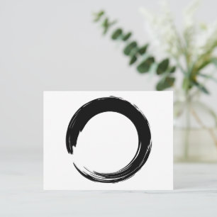 Cartão Postal Círculo Zen Enso