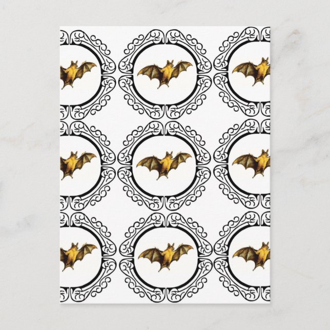 Cartão Postal Círculos do bastão (Frente)