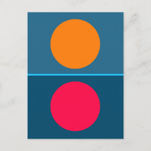 Cartão Postal Círculos Elementares