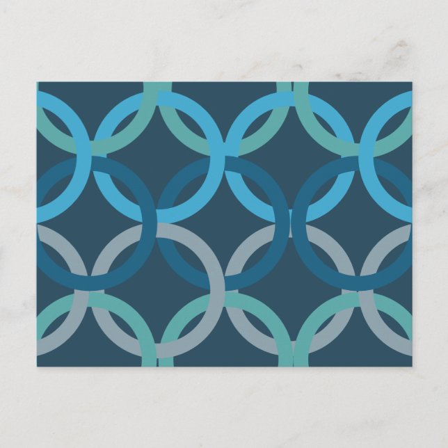 Cartão Postal Círculos ligados 2 (Frente)