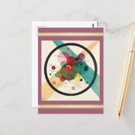 Cartão Postal Círculos num círculo, Kandinsky
