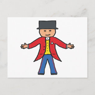 Cartão Postal Circus Ringmaster