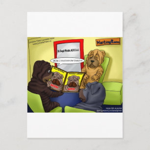 Cartão Postal Cirurgia Plástica Shar-Pei Camisetas Engraçadas Ca