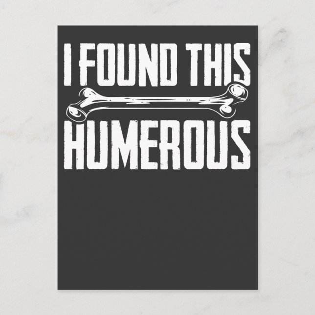 Cartão Postal Cirurgião Ortopédico Humor Ortopedics (Frente)