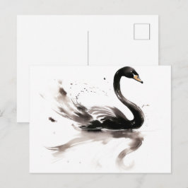 Cartão Postal Cisne