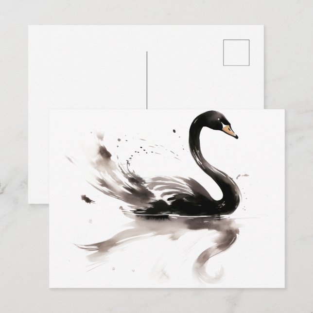 Cartão Postal Cisne (Frente/Verso)