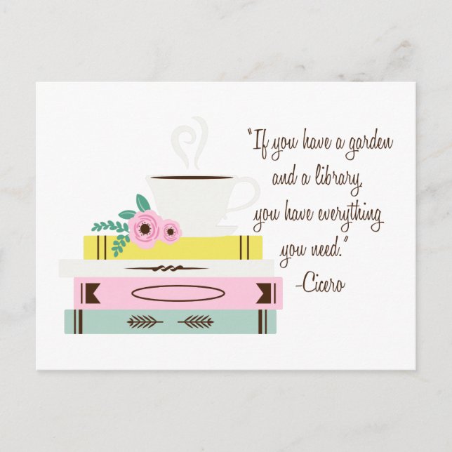 Cartão Postal Citação Cícero (Frente)