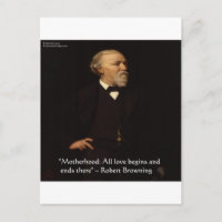 Citação da maternidade famosa de Robert Browning