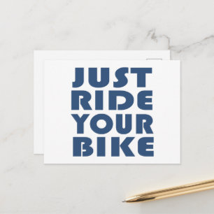 Cartão Postal Citação das bicicletas de montanha motivacional