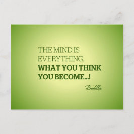 Cartão Postal Citação de Buda