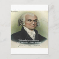 Citação de James Madison "Filosofia/Senso Comum"