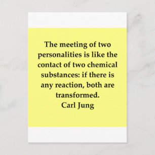 Cartão Postal citação de jung