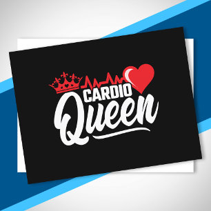 Cartão Postal Citação de malhação - Exercício de Gym Cardio