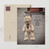 Citação de Simbolismo de Urso de Pelúcia Vintage F