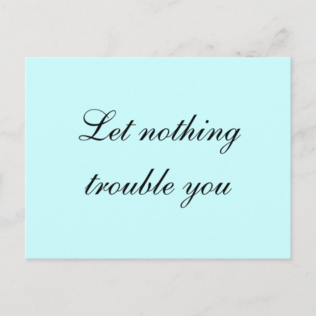 Cartão Postal Citação de Teresa de santo (Frente)