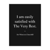 Citação de Winston Churchill; A Melhor de Todas