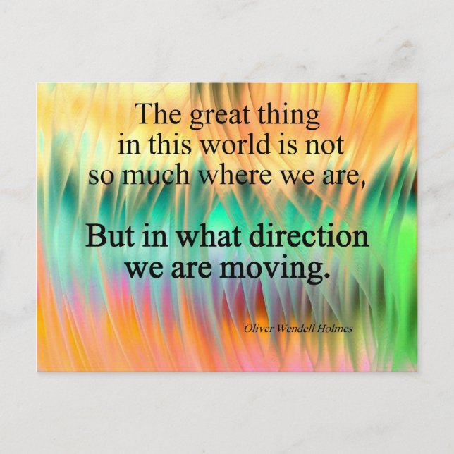 Cartão Postal Citação: Direção (Frente)