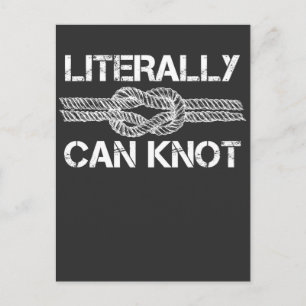 Cartão Postal Citação do Barco Náutico Engraçado para Caçad