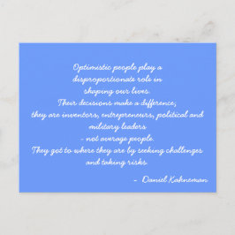 Cartão Postal Citação do Cartão-postal Inspirativo