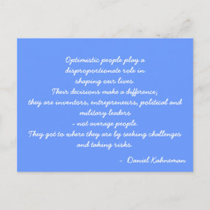 Cartão Postal Citação do Cartão-postal Inspirativo