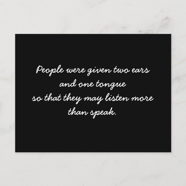 Cartão Postal Citação do Cartão-postal Inspirativo (Frente)