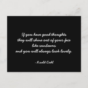 Cartão Postal Citação do Cartão-postal Inspirativo