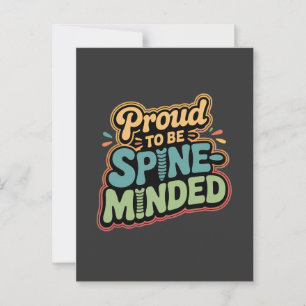Cartão Postal Citação Engraçado do Chiropractor Gift Spine Healt