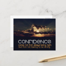 Citação Inspiracional "Confiança"