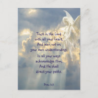Citação Inspiradora Confie no Senhor Anjo