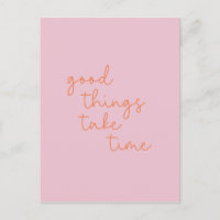 Citação Inspirativa em Rosa e Laranja