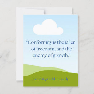 Cartão Postal Citação JFK