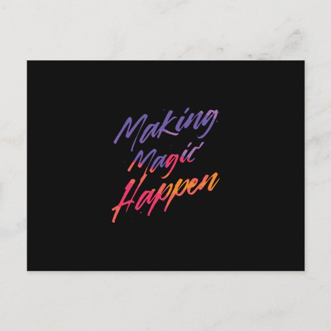 Cartão Postal Citação Mágica (Frente)