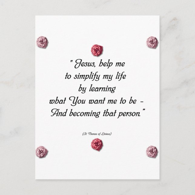 Cartão Postal Citação térmica do santo (Frente)