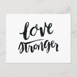 Cartão Postal Citações de Amor: Amor Mais Forte