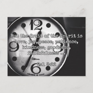 Cartão Postal Citações de Deus: Gl 5:22 -- "Fruto do Espírito"