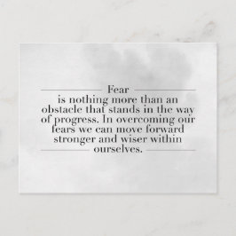 Cartão Postal Citações inspiradoras e motivacionais